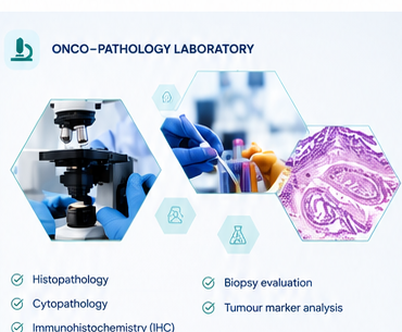Onco-pathology laboratory microscopy and tissue analysis